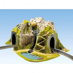 H0 - tunel jednokolejný do oblouku