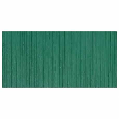 Deska z umělé hmoty- dřevěná stěna zelená