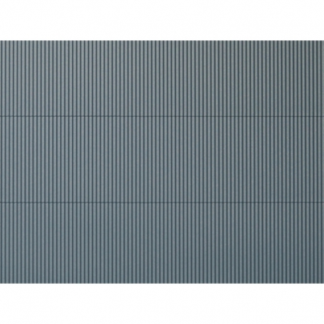 Deska z umělé hmoty -vlnitý plech šedý