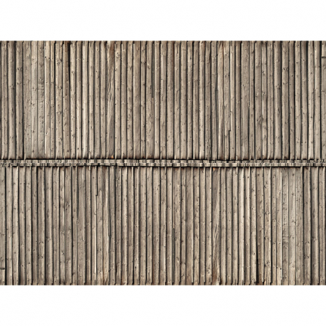 H0 3D kartonová deska -dřevěná stěna-