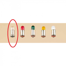 Bajonetová žárovička S4,5 -čirá- 16V