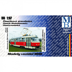 H0 motorový vůz ČKD Tatra T3SUCS -stavebnice-