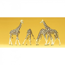 N - žirafa 4 figurky