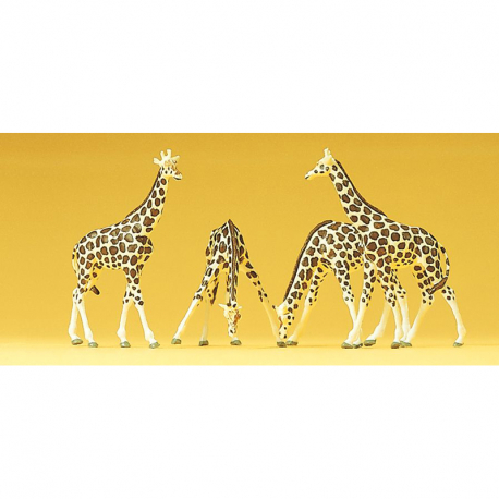 N - žirafa 4 figurky