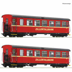 H0e - set dvou osobních vozů B4 -Zillertalbahn- ep.V