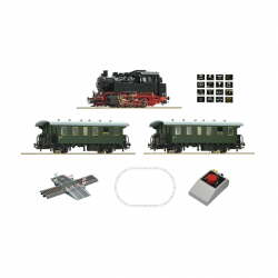 H0 - startovací set s parní lokomotivou a osobními vozy ep.III-IV