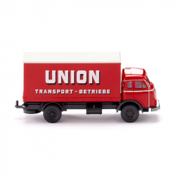H0 - Henschel Lkw - skříňový vůz  -Union Transport-