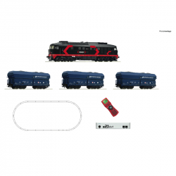 H0 - digitální start set z21 s motorovou lokomotivou a nákladními vozy PKP
