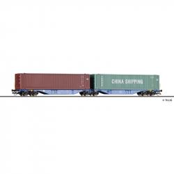 TT - kontejnerový vůz Sggmrss se dvěma kontejnery 45´ ACTS ep.VI