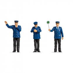 G - železniční personál 3 figurky