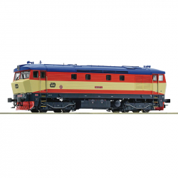 H0 - motorová lokomotiva řady 749 257-2 Bardotka ČD ep.V digi+zvuk