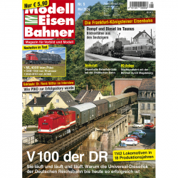Časopis Modell Eisen Bahner 8/2019- v němčině