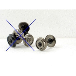 H0 - dvojkolí ø11,4mm oboustranně isolované
