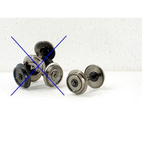 H0 - dvojkolí ø11,4mm oboustranně isolované