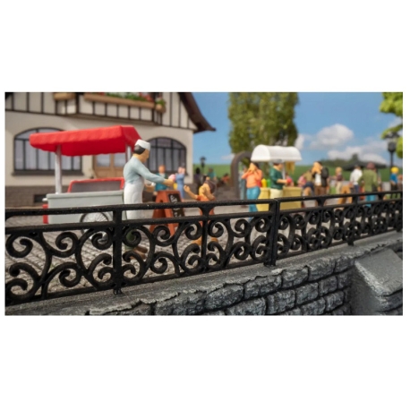 H0 - Laser Cut - kované zábradlí
