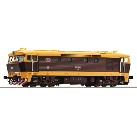 H0 - motorová lokomotiva řady 752 068-7 -Bardotka- ČSD/ČD ep.VI.V