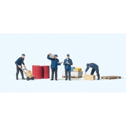 TT - drážní pozemní personál 4 figurky