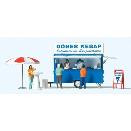 H0 - pojízdný stánek  Doner Kebab