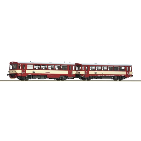 H0 - motorový vůz 810 328-5 s přípojným vozem Btax ČD ep.V digi+zvuk