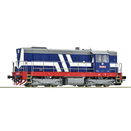 H0 - motorová lokomotiva  742 007-8 ČD ep.V-VI digi+zvuk