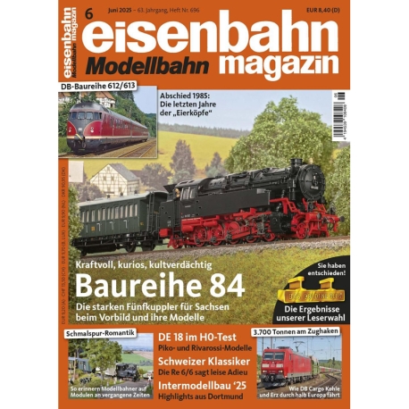 Časopis Eisenbahn magazin 2/23- v němčině