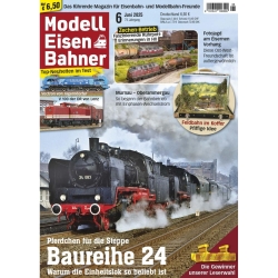Časopis Modell Eisen Bahner 4/2025 v němčině