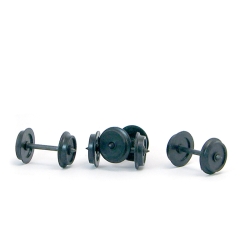 H0 - plastiková kolečka na ocelové osičce - prům. 11,4mm