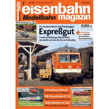 Časopis Eisenbahn magazin 2/23- v němčině
