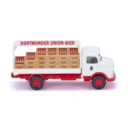 H0 - MB - nákladní vůz na nápoje s krátkou kapotou -Dortmunder Union-