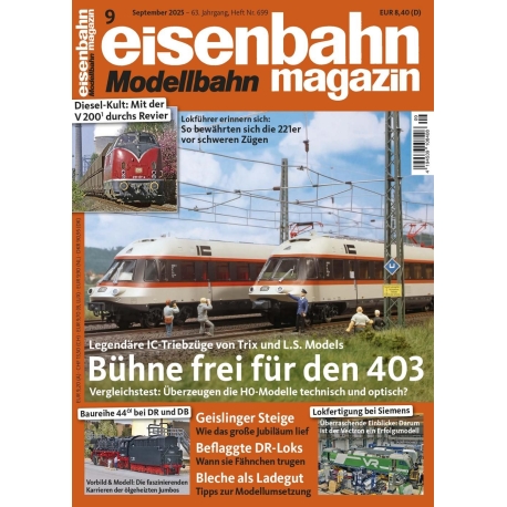 Časopis Eisenbahn magazin 2/23- v němčině