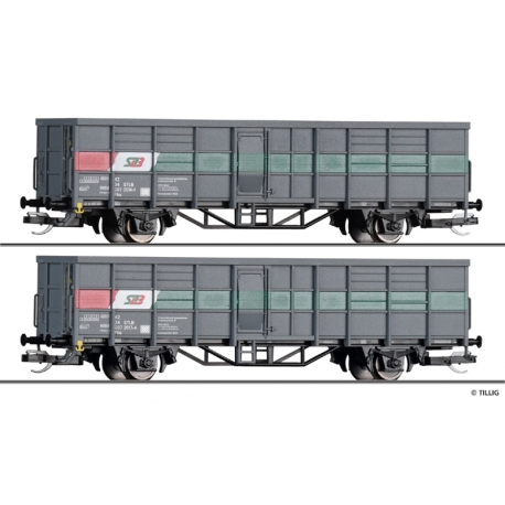 TT - set dvou otevřených vozů Fbs STLB ep.V