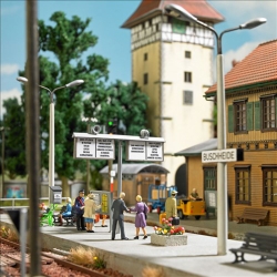 H0 - doplňky železniční stanice