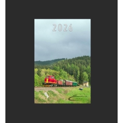 Nástěnný kalendář - moderní trakce 2026