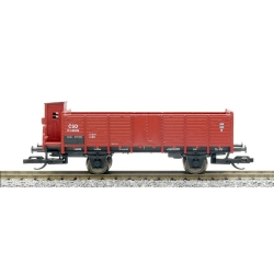 TT - otevřený nákladní vůz s brzdařskou budkou ČSD ep.II