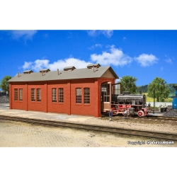 H0 -  lokomotivní depo - jednomístné