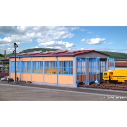 H0 - lokomotivní depo - tři stání